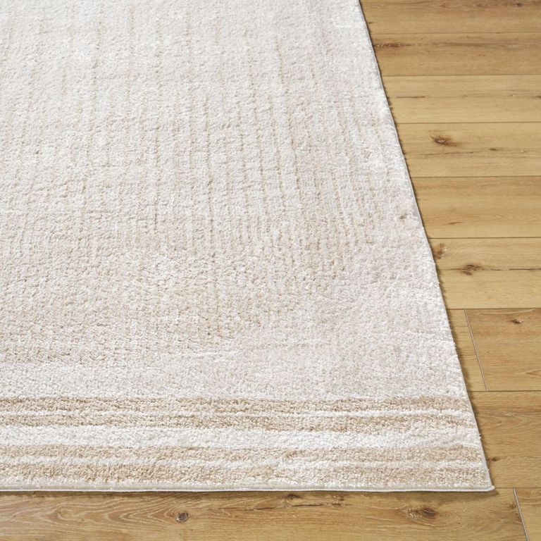 Fossay Rug - Machine Washable Modern Shaggy - FSG2306 - Beige - Sizes Available