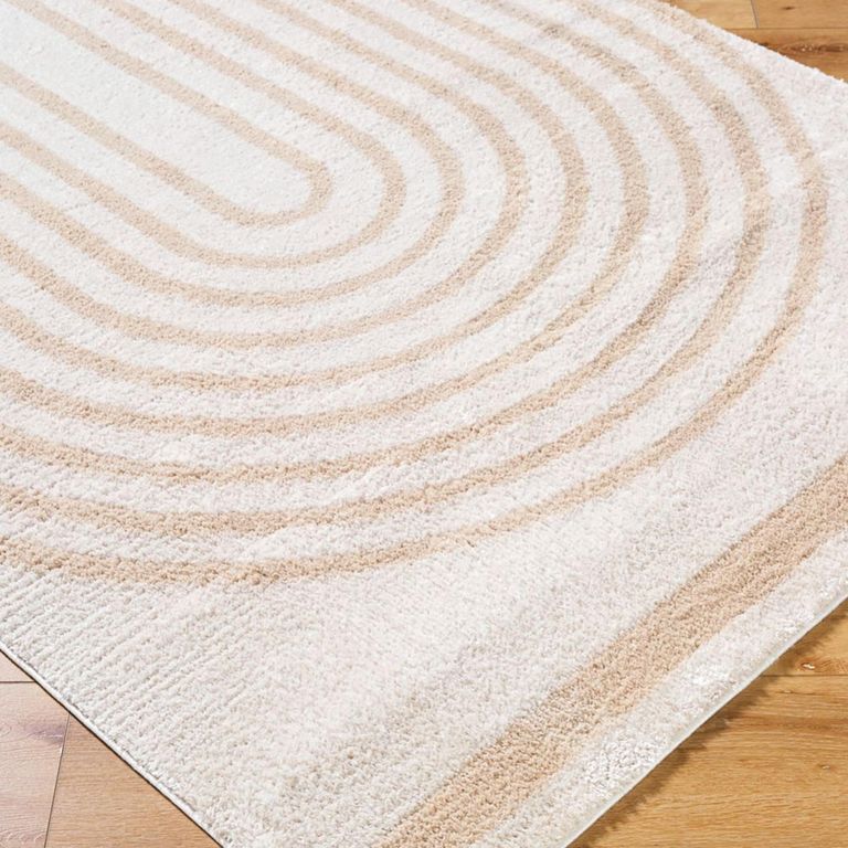 Fossay Rug - Machine Washable Modern Shaggy - FSG2311 - Beige - Sizes Available