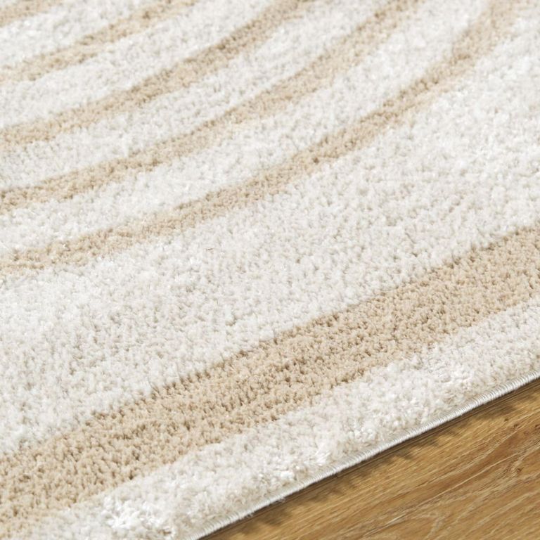 Fossay Rug - Machine Washable Modern Shaggy - FSG2311 - Beige - Sizes Available