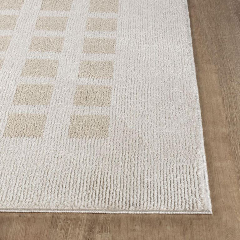 Fossay Rug - Machine Washable Modern Shaggy - FSG2319 - Beige - Sizes Available