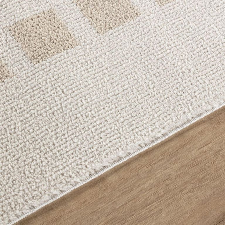 Fossay Rug - Machine Washable Modern Shaggy - FSG2319 - Beige - Sizes Available