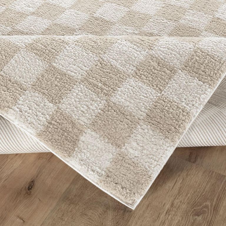 Fossay Rug - Machine Washable Modern Shaggy - FSG2329 - Beige - Sizes Available