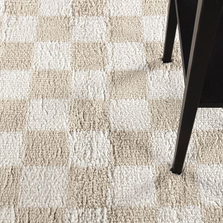 Fossay Rug - Machine Washable Modern Shaggy - FSG2329 - Beige - Sizes Available