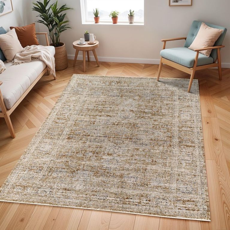 Margaret Rug - Machine Washable - BOMG2310 - Brown - Sizes Available