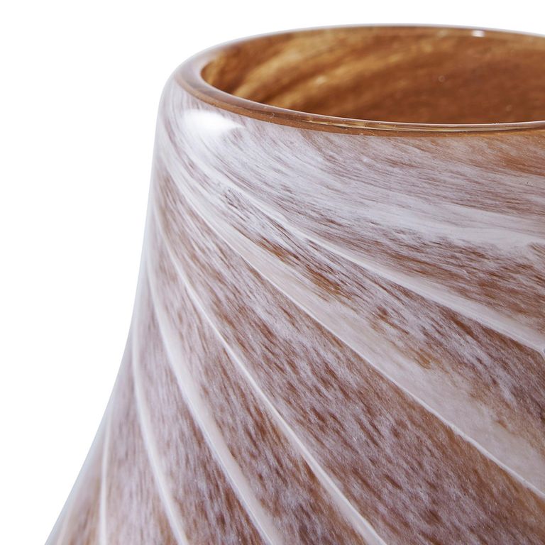 Glass Vase - Brown