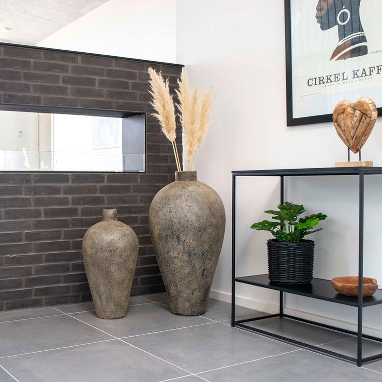 Corvo Decoration Pot - Brown Terracotta - 32cm x 60cm