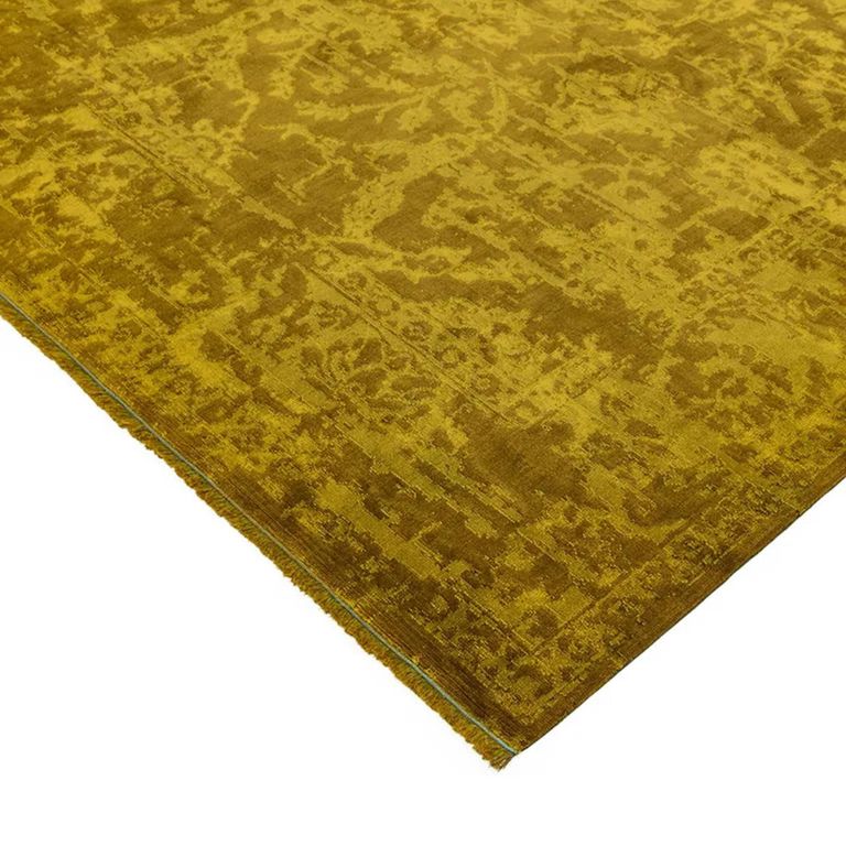 Clearance - Contemporary Design Zehraya Rug - 200cm x 290cm - Abstract Gold - FSS16512
