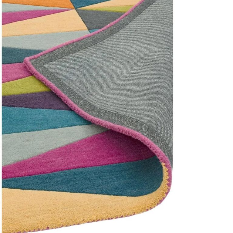 Clearance - Contemporary Design Funk Rug - 140cm x 200cm - Triangles 08 - Multi Colour - FSS16475