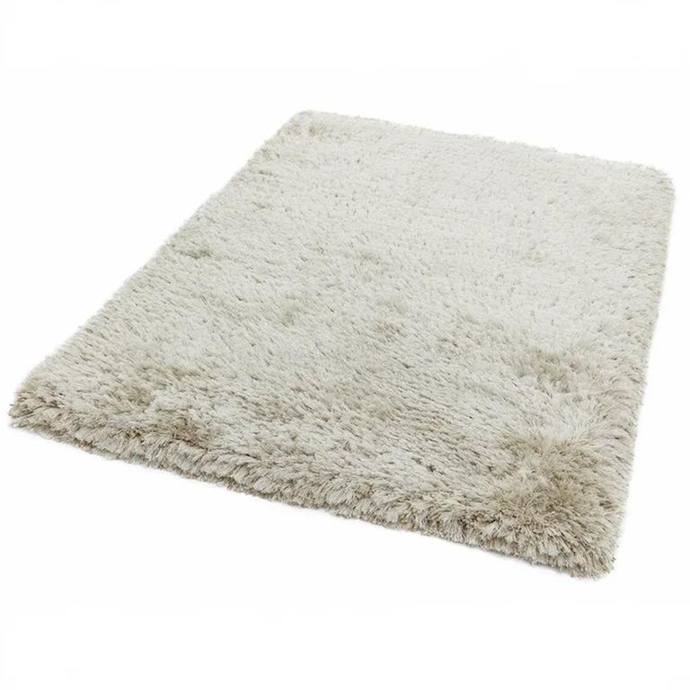 Clearance - Cosy Textures Plush Rug - 160cm x 230cm - Pearl - FSS16473