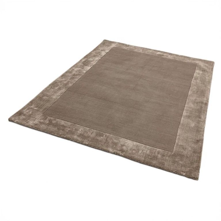 Clearance - Contemporary Plain Ascot Rug - 200cm x 290cm - Taupe - FSS17306