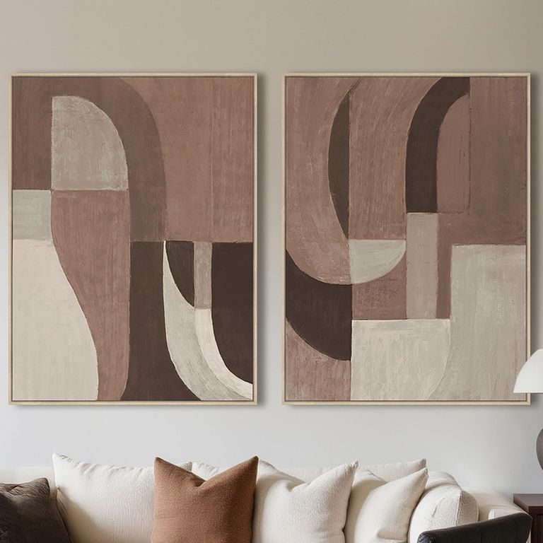 Tatu Wall Art - Brown - Left