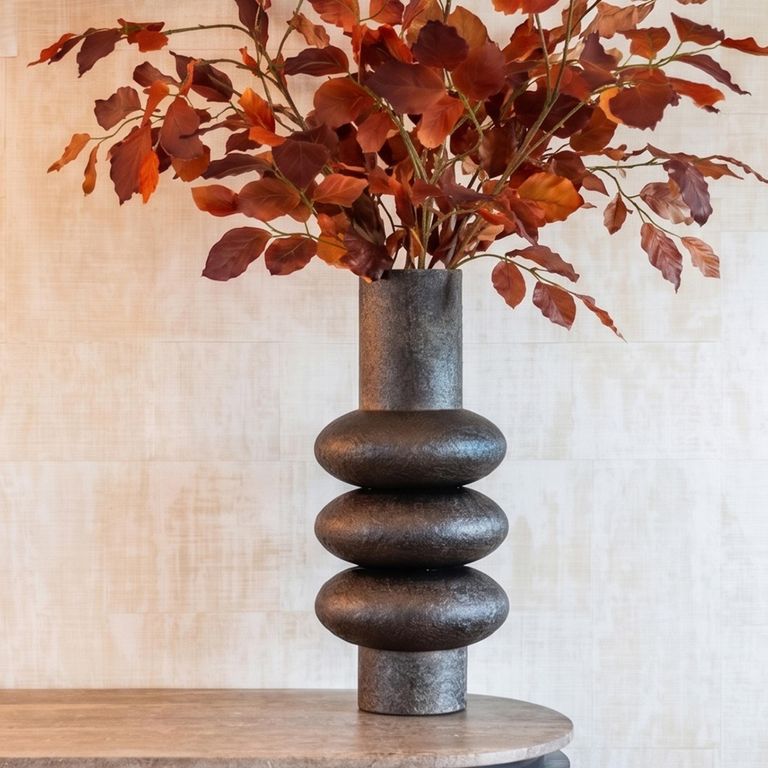 Megan Vase - Antique Brass - Metal