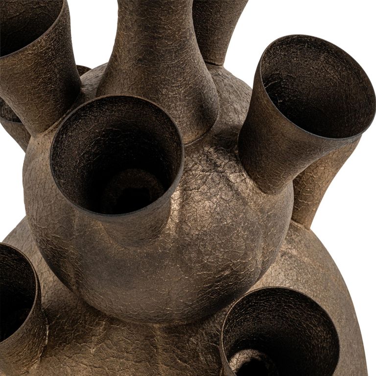 Maleen Vase - Antique Brass - Metal