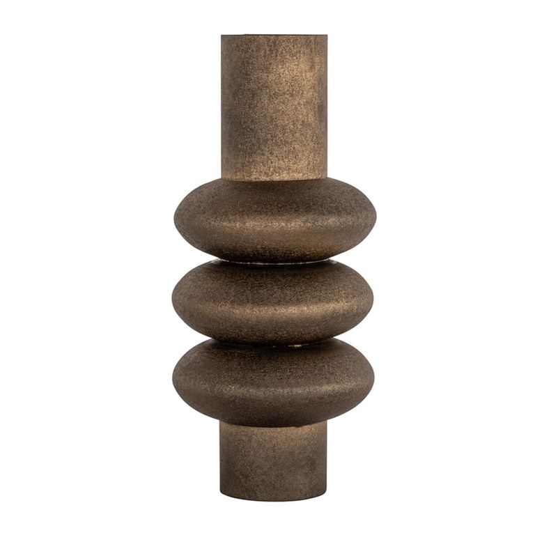 Megan Vase - Antique Brass - Metal