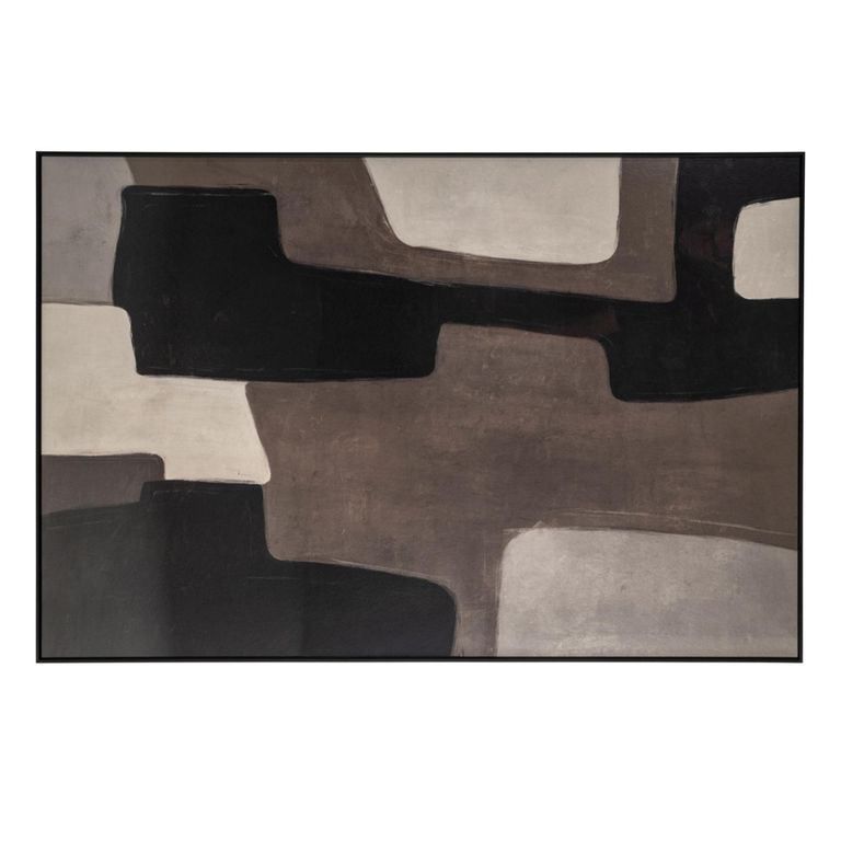 Mirage Wall Art - Brown - Left