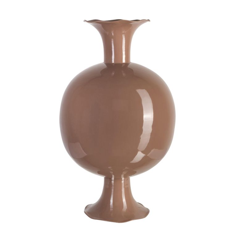 Mochi Vase - Mocha Mousse - Metal