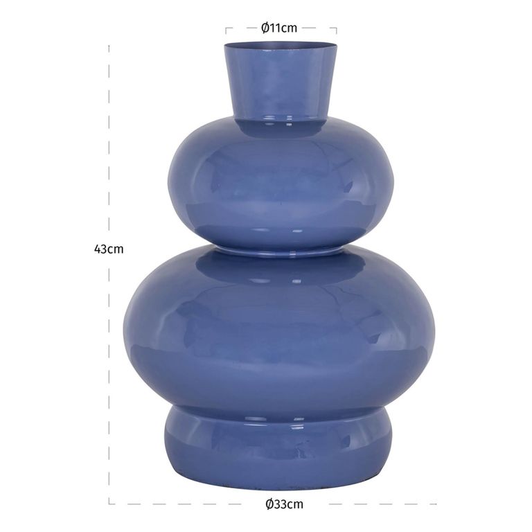 Moisa Vase - Very Peri - Metal