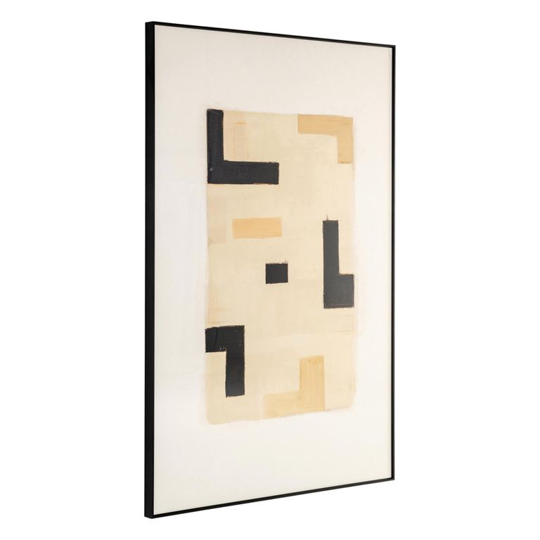 Vortex Wall Art - Beige - Right
