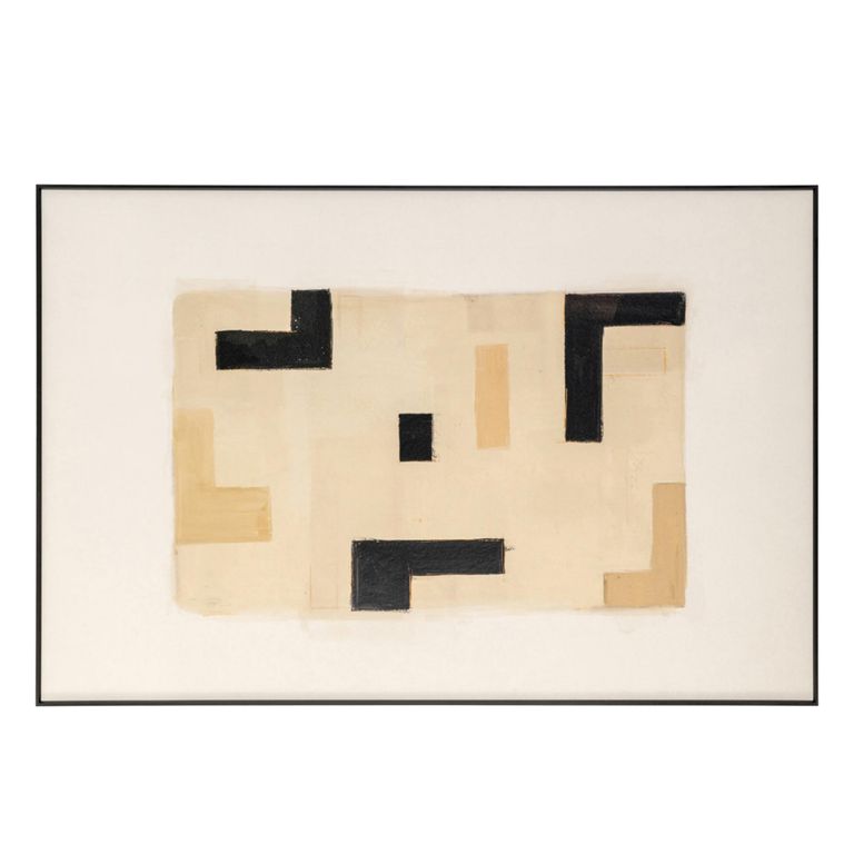 Vortex Wall Art - Beige - Right