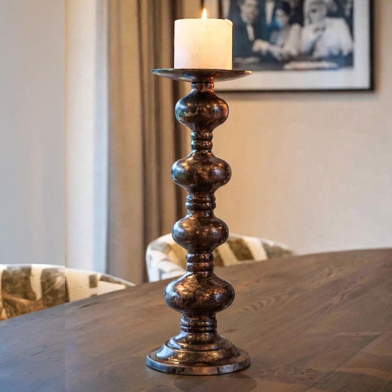 Joya Candle Holder - Large - Copper - Aluminium