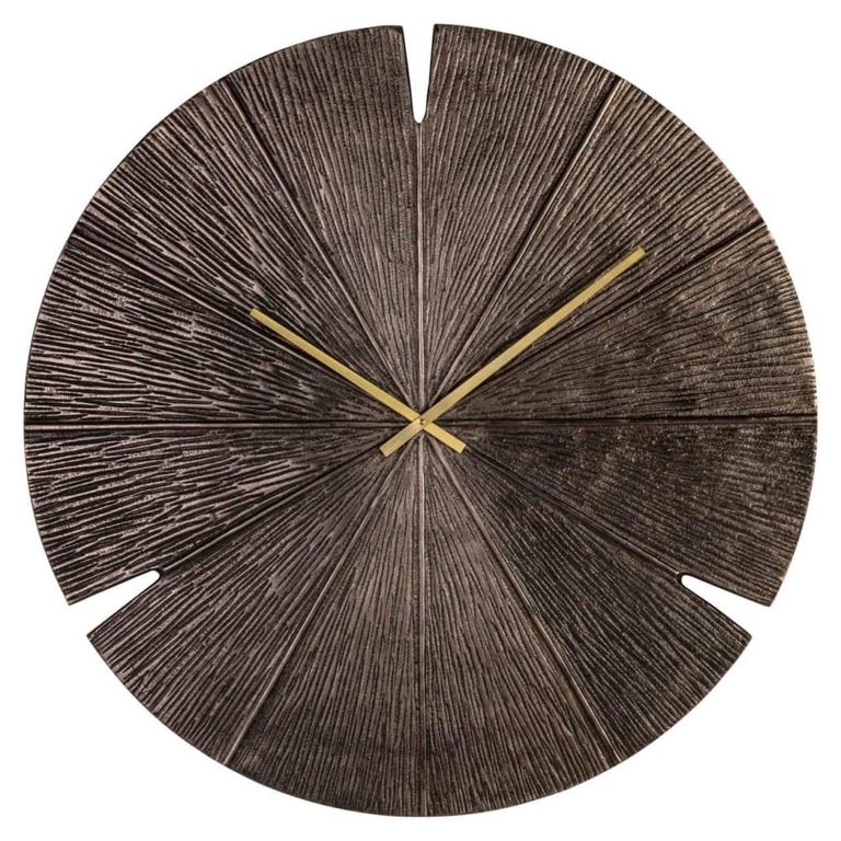 Blaise Wall Clock - Round - Bronze - Aluminium
