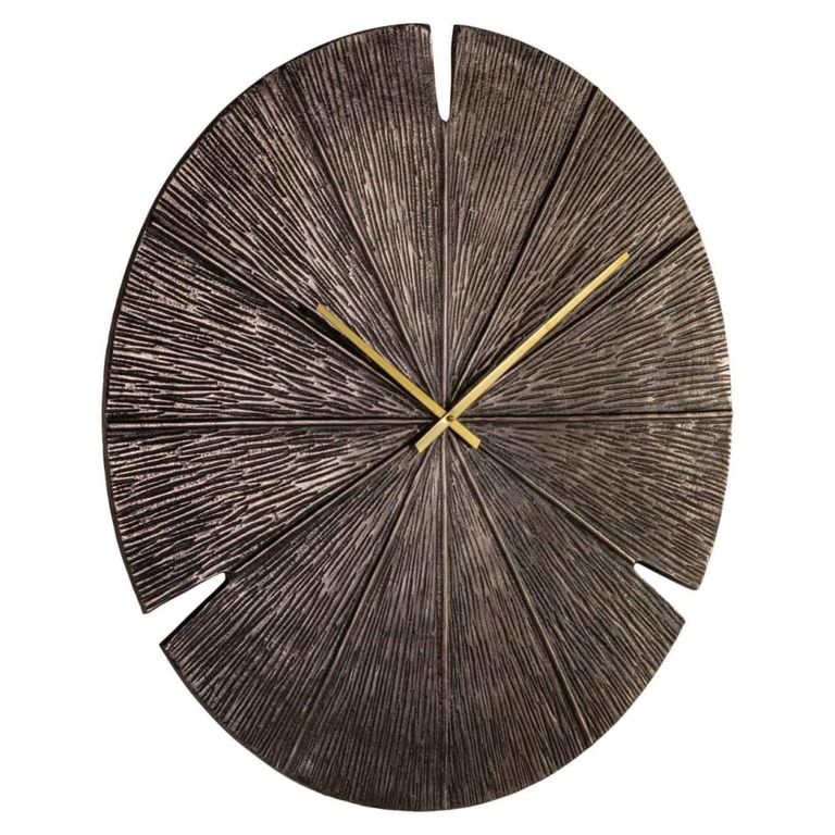 Blaise Wall Clock - Round - Bronze - Aluminium