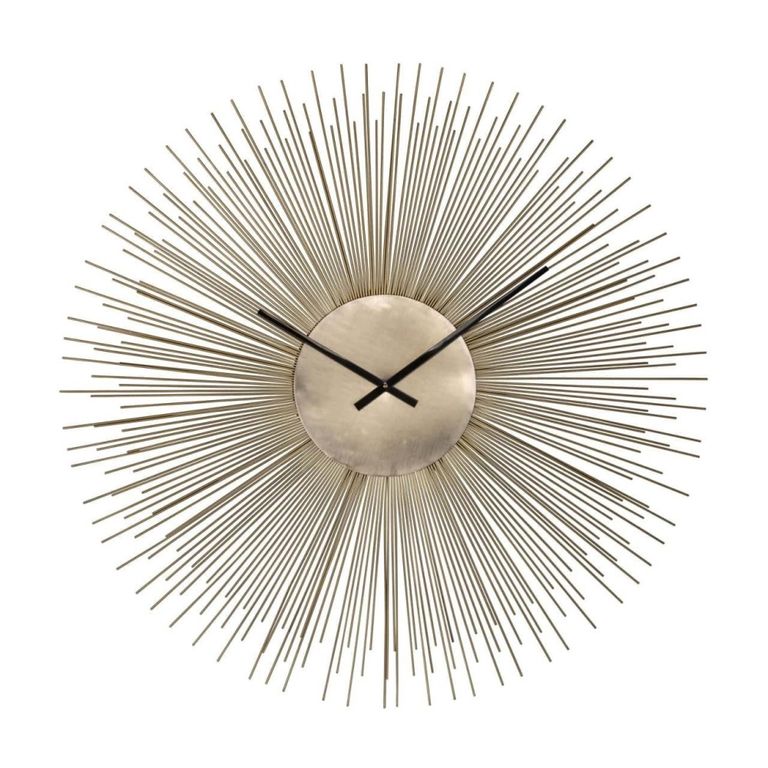 Chasin Wall Clock - Round - Gold - Metal
