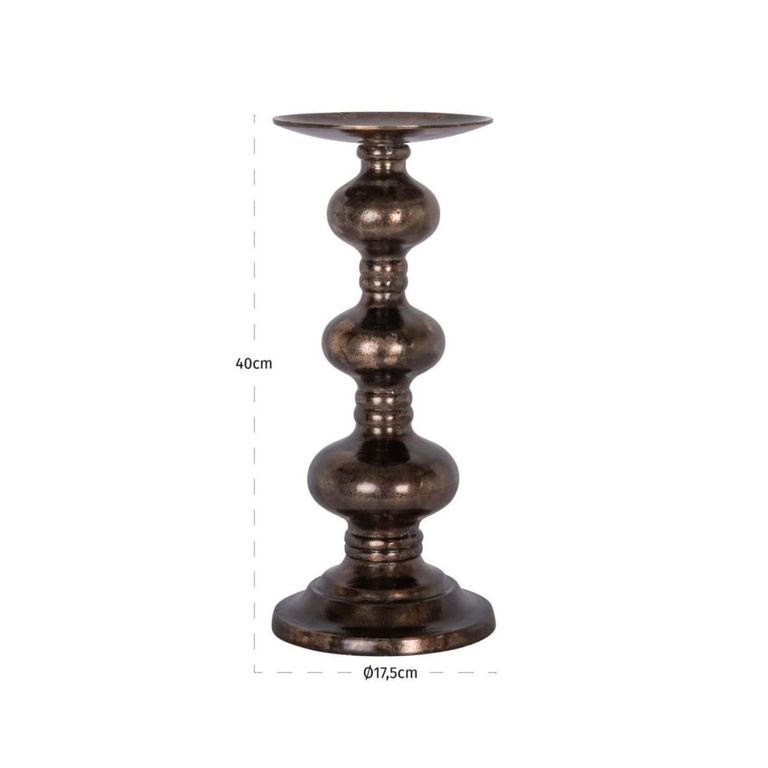 Joya Candle Holder - Small - Copper - Aluminium