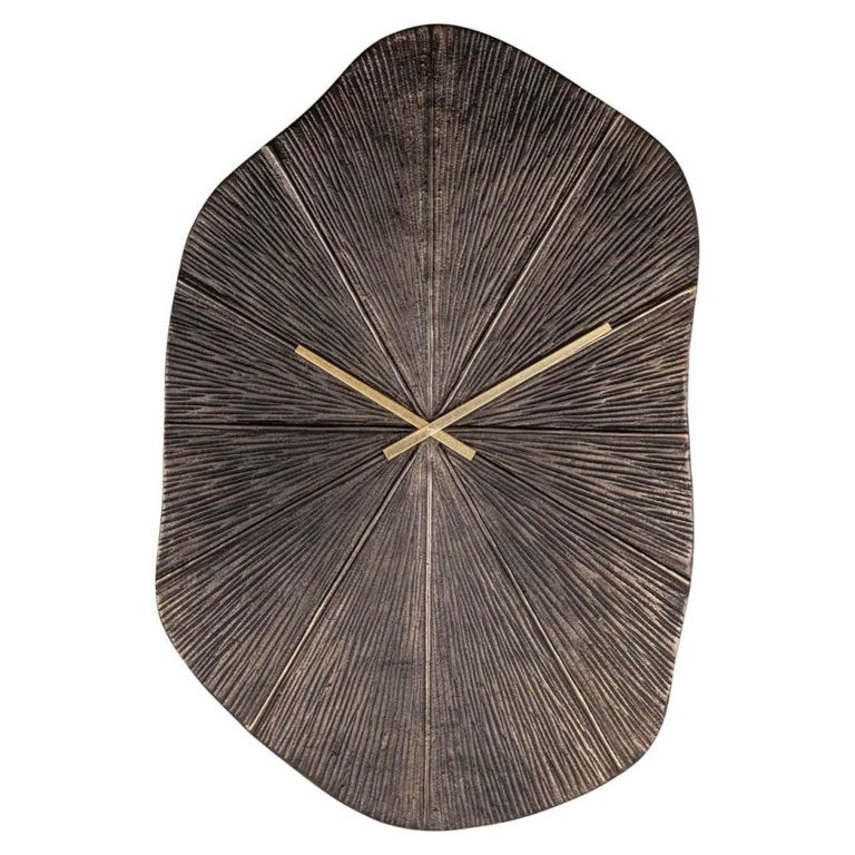 Livine Wall Clock - Abstract - Bronze - Aluminium