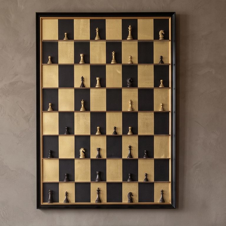 Nala Wall Art - Black and Gold