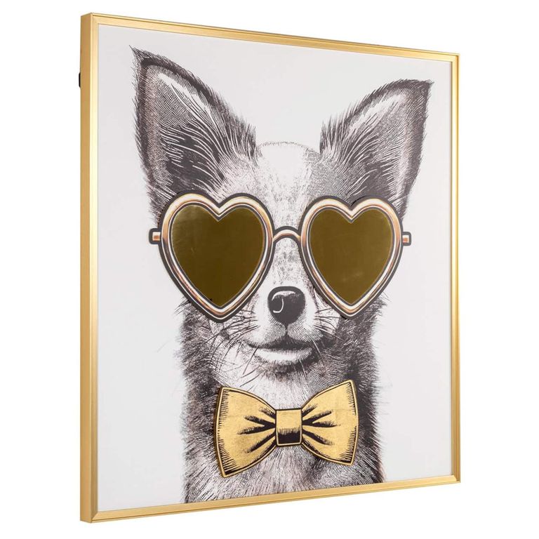 Bodhy Wall Art - Square - Black and Gold