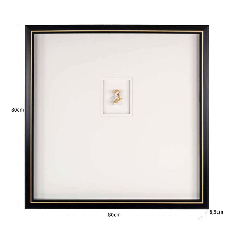 Danni Wall Art - Square - Black and White