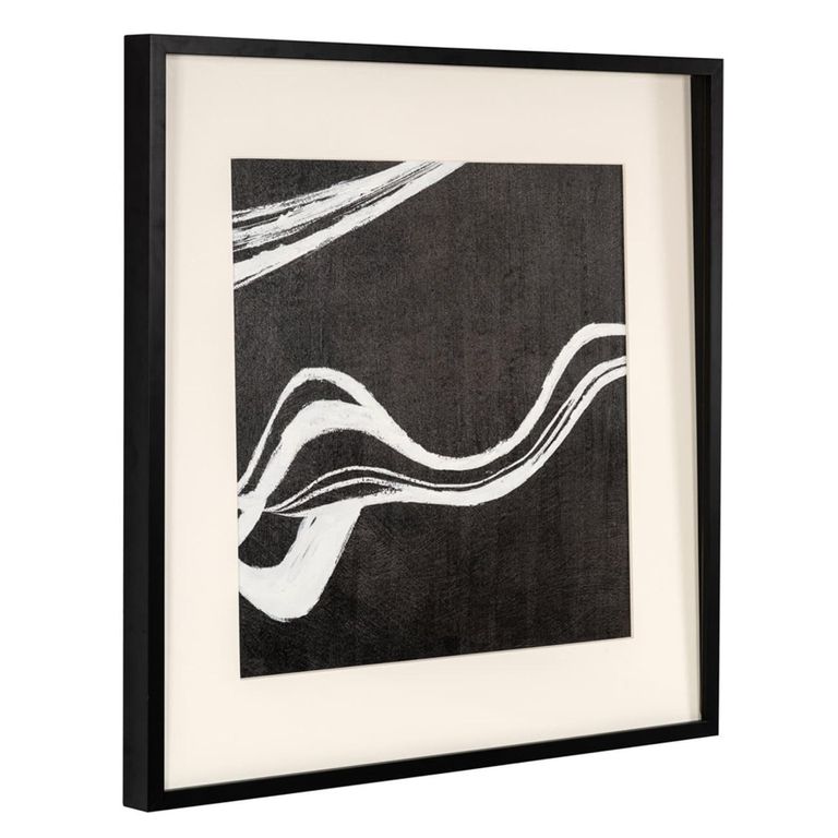 Jozra Wall Art - Square - Black and White