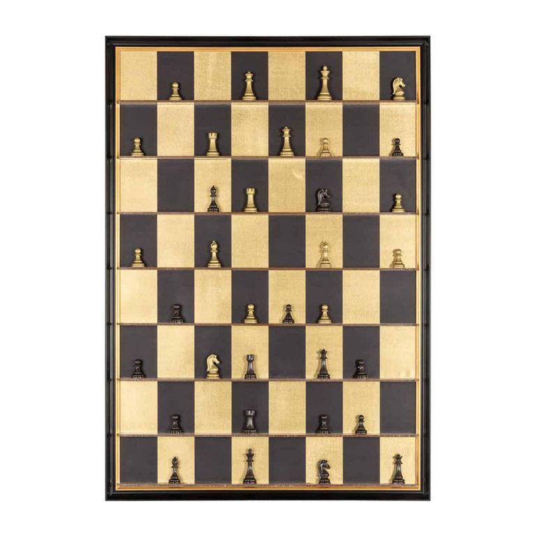 Nala Wall Art - Black and Gold