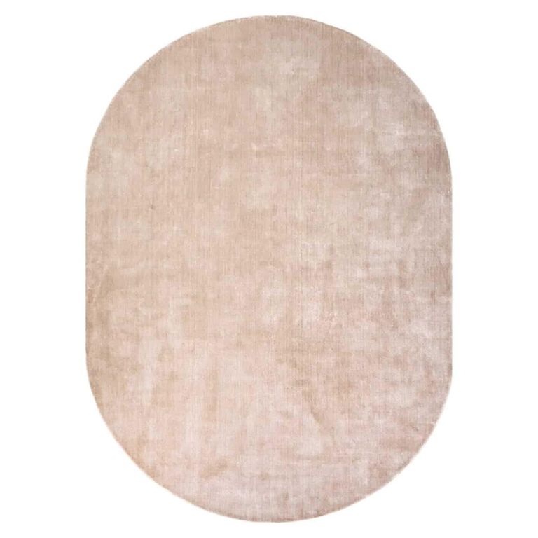 Millav Carpet - Oval - Beige - Fabric - 220cm x 320cm