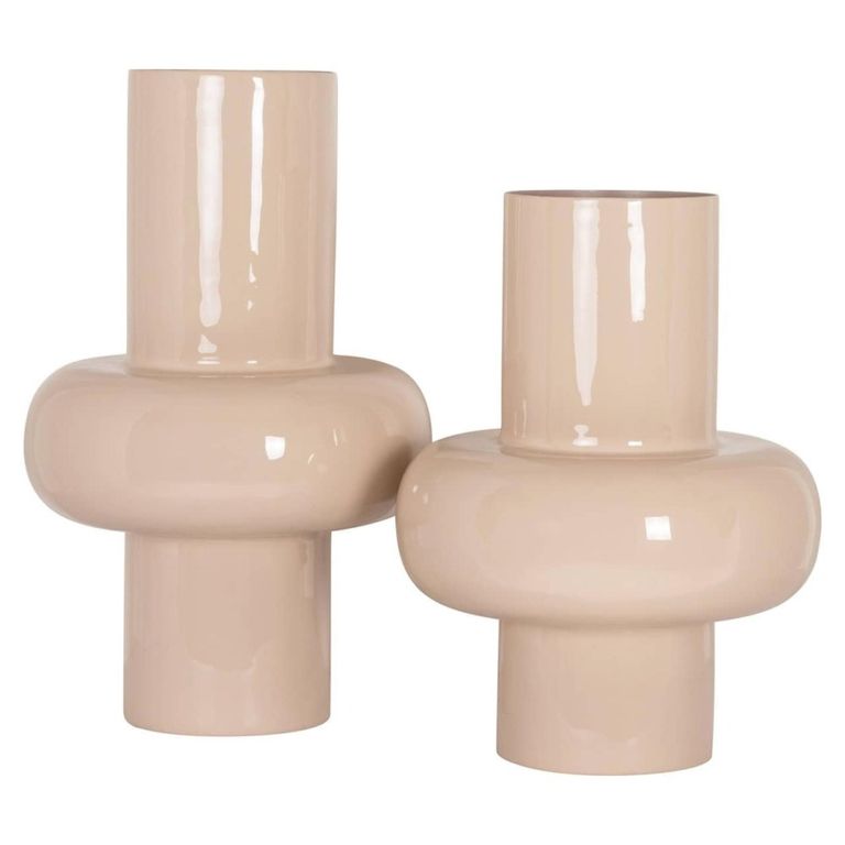 Benice Vase - Tapioca - Large - Metal