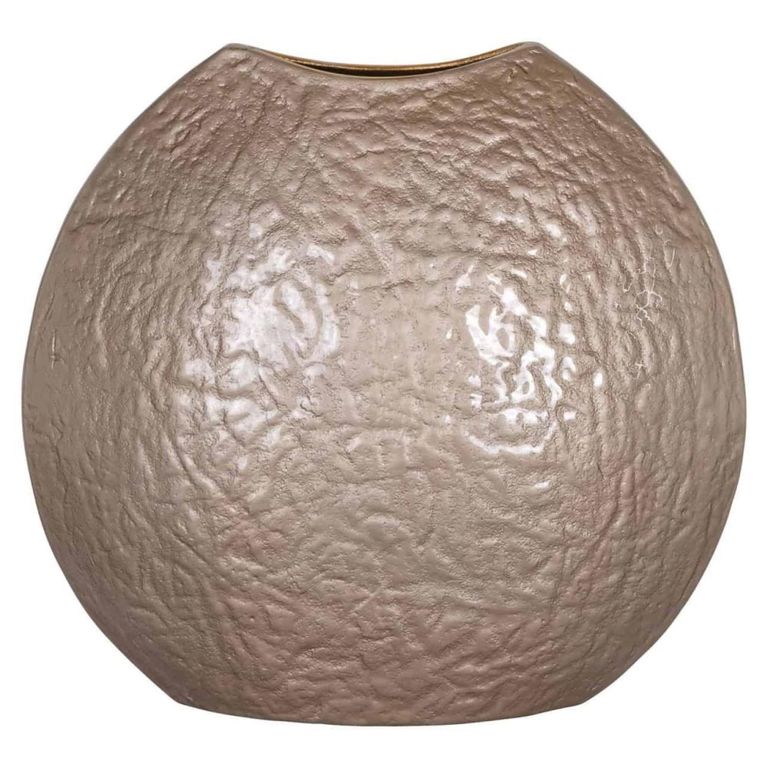 Jaya Vase - Beige - Aluminium