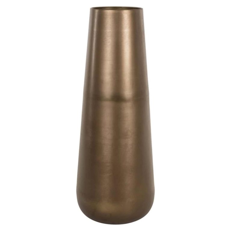 Kenza Vase - Antique Brass - Small - Aluminium