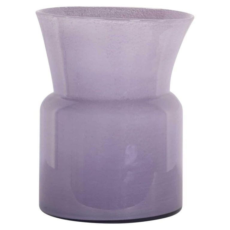 Milano Vase - Round - Purple - Glass