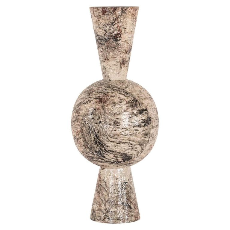 Moisa Vase - Beige - Metal
