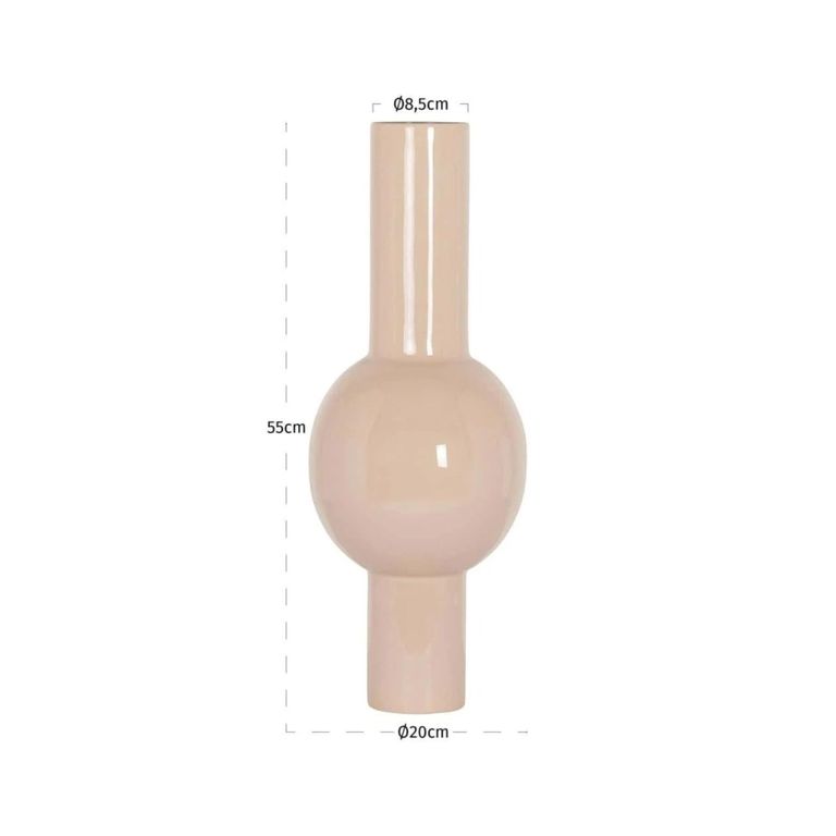 Novee Vase - Tapioca - Metal