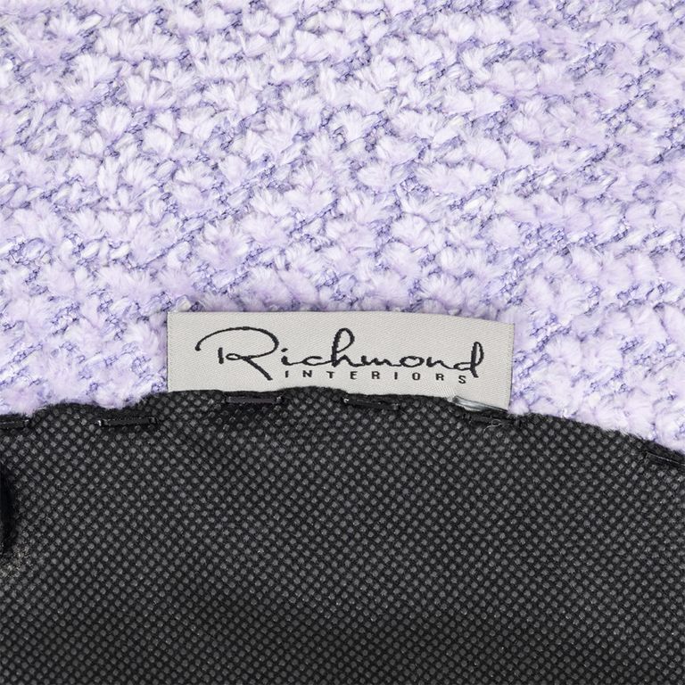 Jace Purple Fabric Pouffe