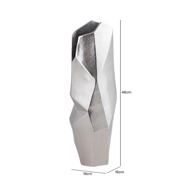 Vase - Abstract - Champagne Metal