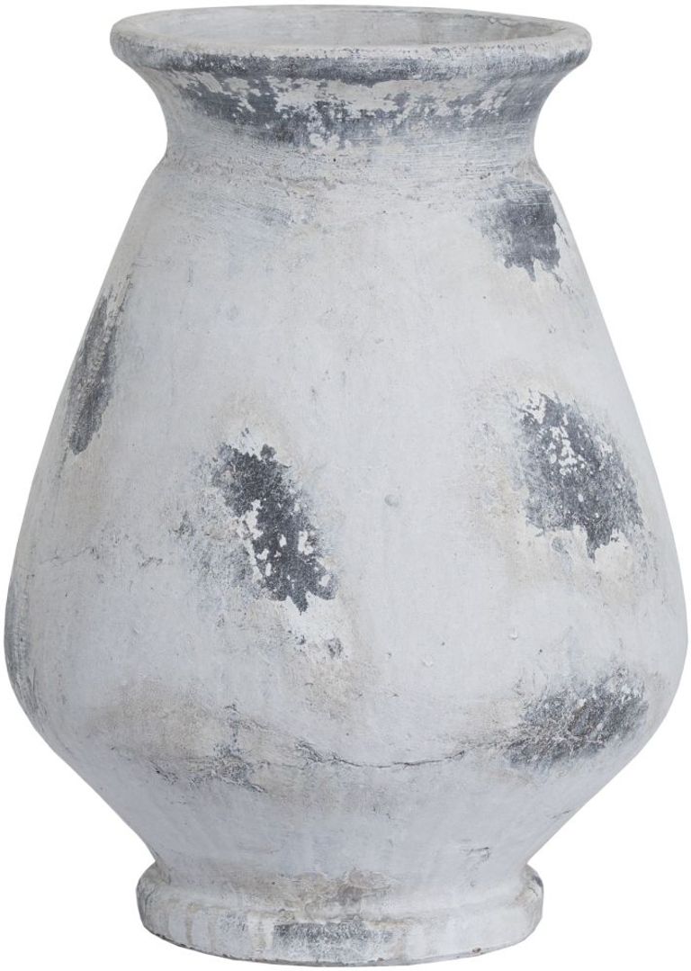 Albans Large Antique White Vase