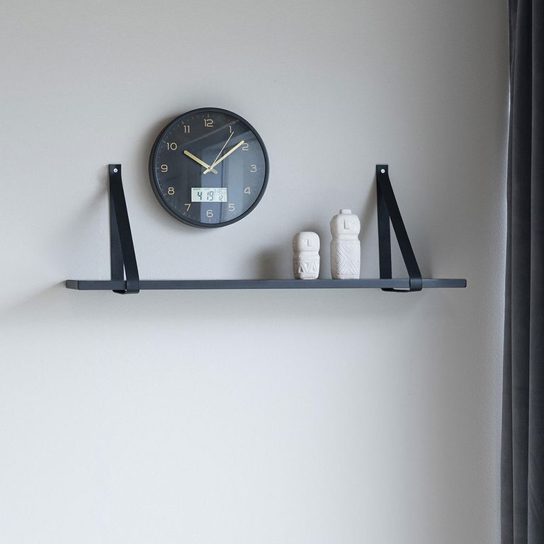 Amiens Wall Clock - Round - Black