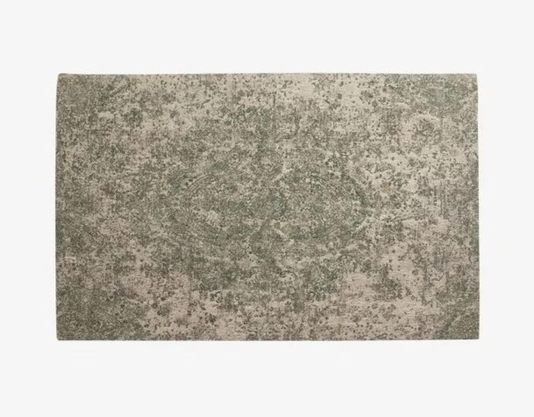 Aria Jacquard Green Woven Rug - 240cm x 160cm