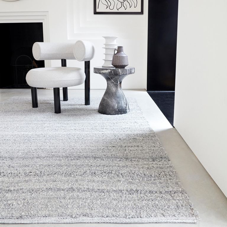 Boho Abbu Rug - Steel Boucle - Sizes Available
