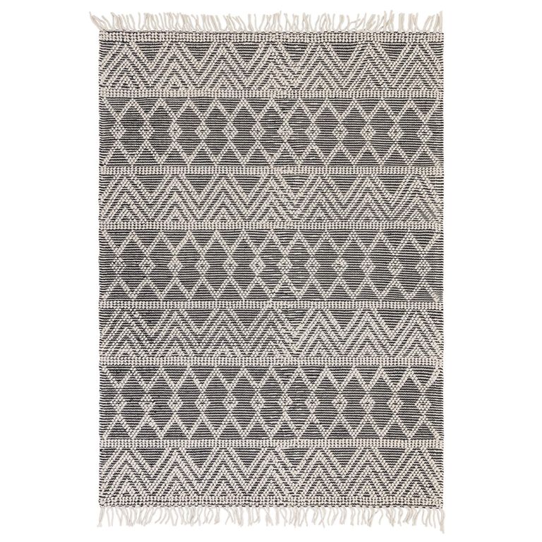 Boho Asra Rug - Black - 120cm x 170cm