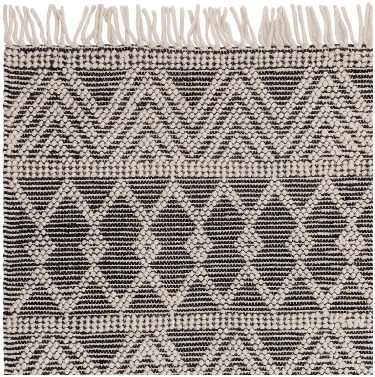 Boho Asra Rug - Black - 120cm x 170cm
