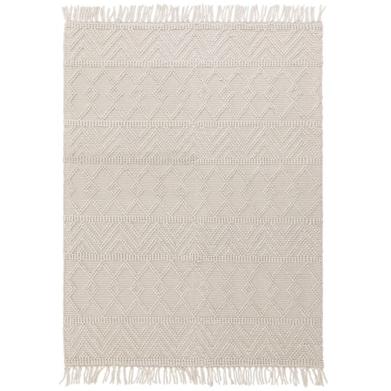 Boho Asra Rug - Ivory - Sizes Available